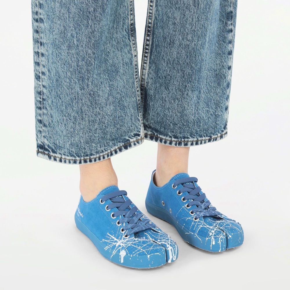 Maison Margiela high top spray paint tabi sneaker - Picture 6 of 6
